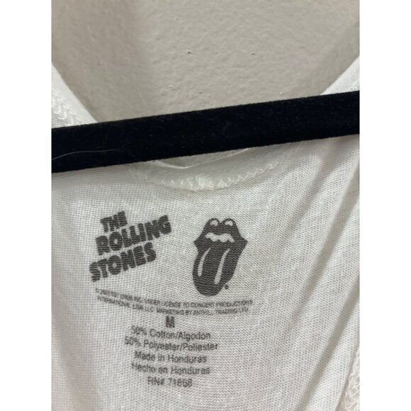 The Rolling Stone live in Tokio 02/14/1990 White vintage Cotton tank top size M - Picture 5 of 8